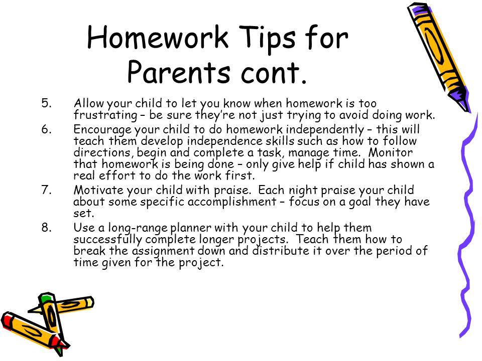 Tips for Parents On How to Help With Homework